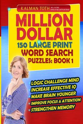 Book cover for Million Dollar 150 Large Print Word Search Puzzles