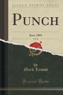 Book cover for Punch, Vol. 38