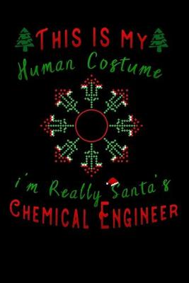 Book cover for this is my human costume im really santa's Chemical Engineer