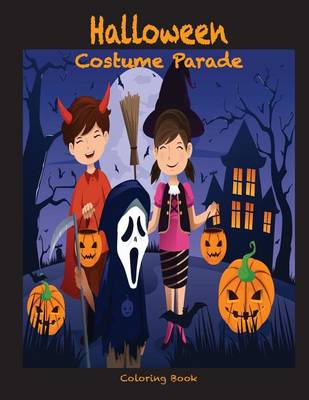 Book cover for Halloween Costume Parade Coloring Book