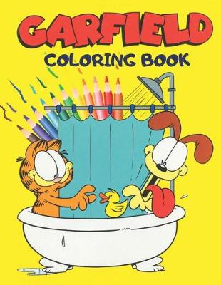 Book cover for Garfield Coloring Book