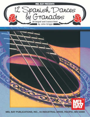 Cover of 12 Spanish Dances By Granados