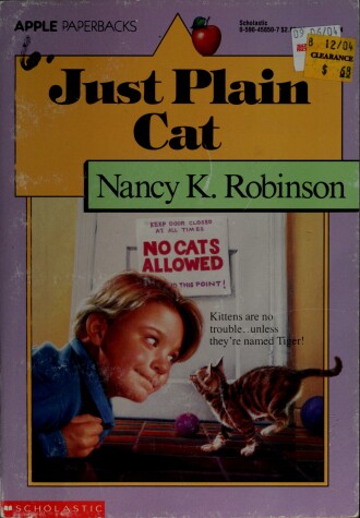 Book cover for Just Plain Cat (R)