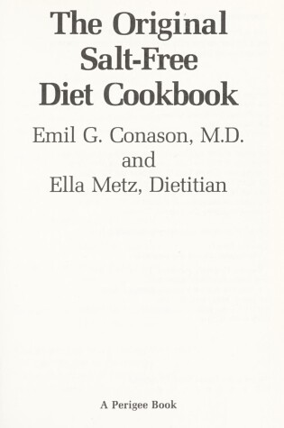 Cover of Original Salt Free Diet