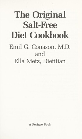 Cover of Original Salt Free Diet