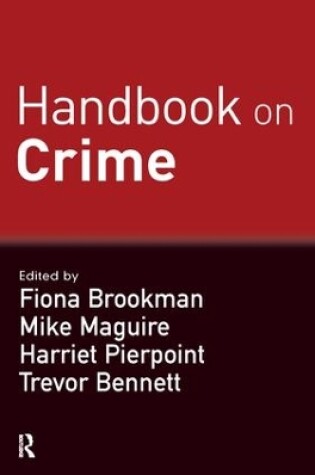 Cover of Handbook on Crime