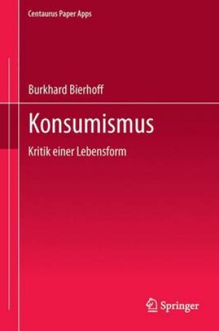 Cover of Konsumismus