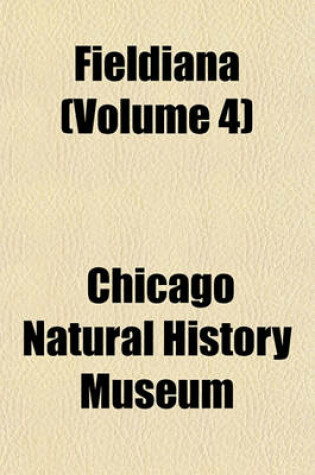 Cover of Fieldiana Volume 3; Anthropology