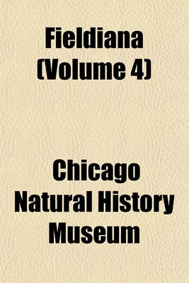 Book cover for Fieldiana Volume 3; Anthropology