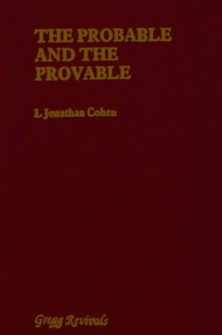 Cover of Probable and the Provable