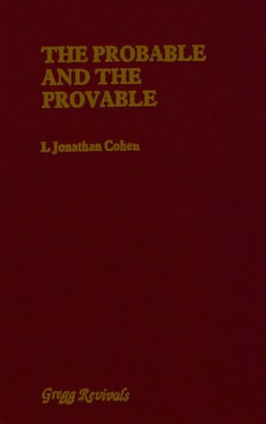 Book cover for Probable and the Provable