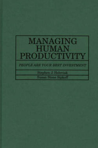 Cover of Managing Human Productivity