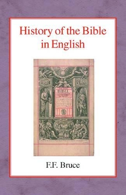 Book cover for History of the Bible in English