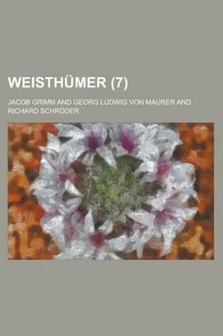 Cover of Weisthumer (7)