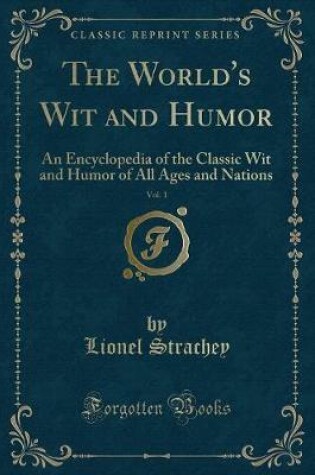 Cover of The World's Wit and Humor, Vol. 1