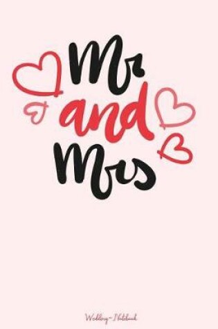 Cover of MR & Mrs Wedding Notebook