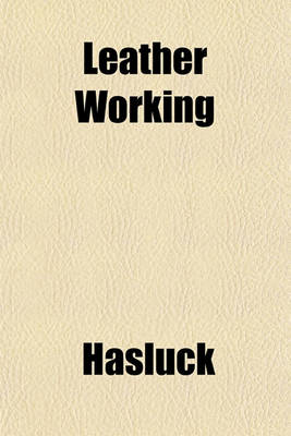 Book cover for Leather Working