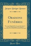 Book cover for Oraisons Funèbres