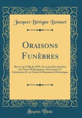 Cover of Oraisons Funèbres