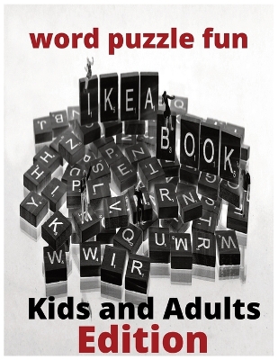 Book cover for Word puzzle fun book for kids and adults