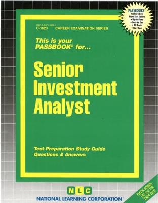 Book cover for Senior Investment Analyst