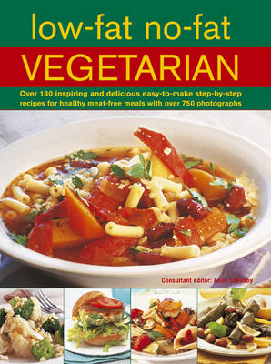 Book cover for Low-fat, No-fat Vegetarian