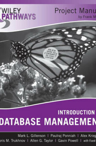 Cover of Wiley Pathways Introduction to Database Management  Project Manual