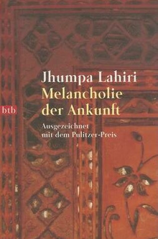 Cover of Melancholie der Ankunft