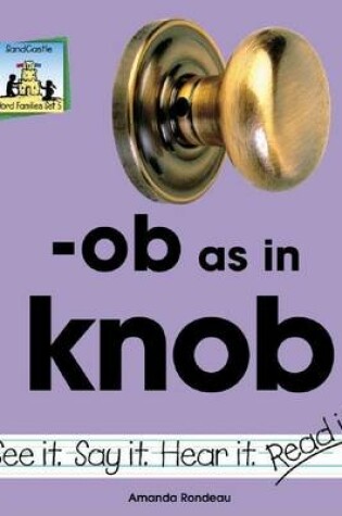 Cover of OB as in Knob