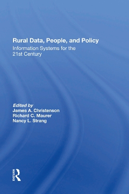 Book cover for Rural Data, People, And Policy