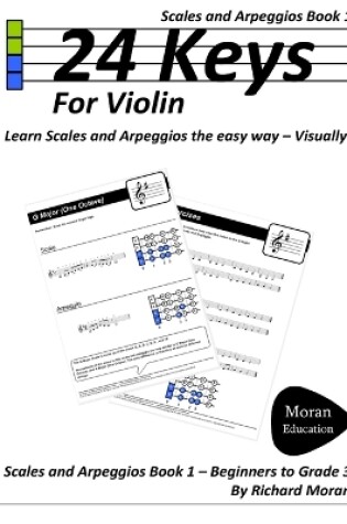 Cover of 24 Keys Scales and Arpeggios for Violin - Book 1