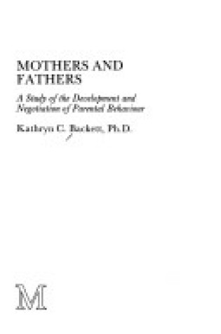Cover of Mothers and Fathers