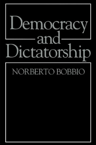 Cover of Democracy and Dictatorship