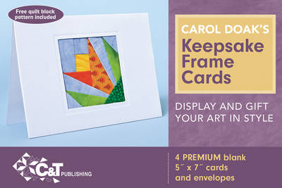 Book cover for Carol Doaks Keepsake Frame Cards: White