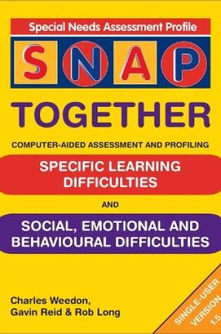 Cover of SNAP Together single-user CD-ROM  v1.5 (Special Needs Assessment Profile)