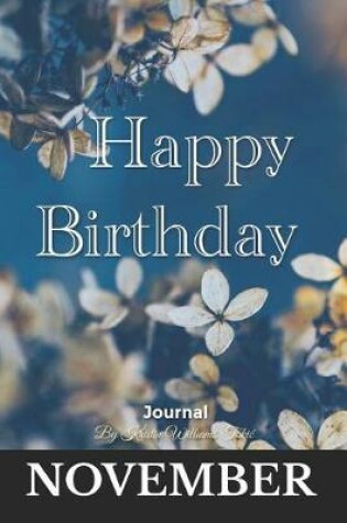 Cover of Happy Birthday Journal November