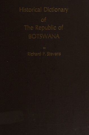 Cover of Hd Botswana CB