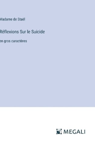 Cover of Réflexions Sur le Suicide