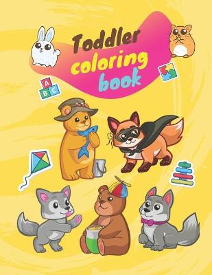 Book cover for Toddler coloring book