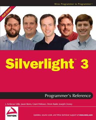 Book cover for Silverlight 3 Programmer's Reference