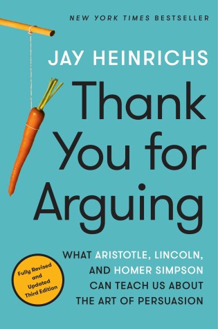 Cover of Thank You for Arguing, Third Edition