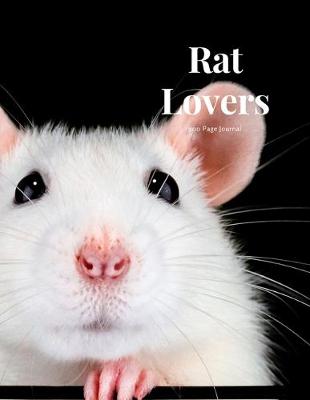 Book cover for Rat Lovers 100 page Journal