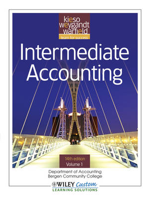 Book cover for Intermediate Accounting 14th Edition Volume 1 for Bergen Community College