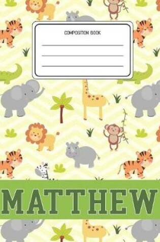 Cover of Composition Book Matthew