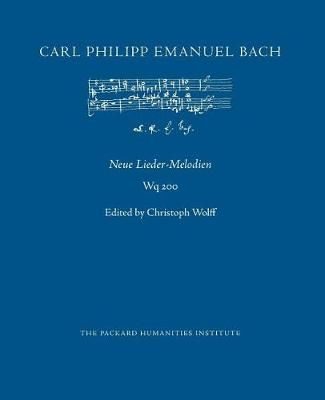 Book cover for Neue Lieder-Melodien, Wq 200