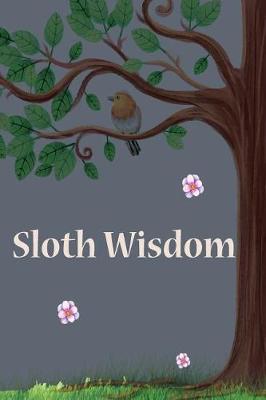 Book cover for Sloth Wisdom cute Notebooks