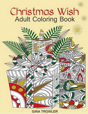 Book cover for Adult Coloring Book: Christmas Wish