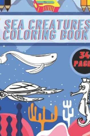 Cover of Sea Creatures Coloring Book