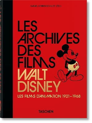 Book cover for Les Archives des films Walt Disney. Les films d'animation 1921–1968. 40th Ed.