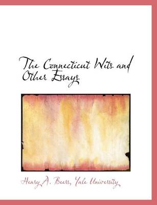 Book cover for The Connecticut Wits and Other Essays